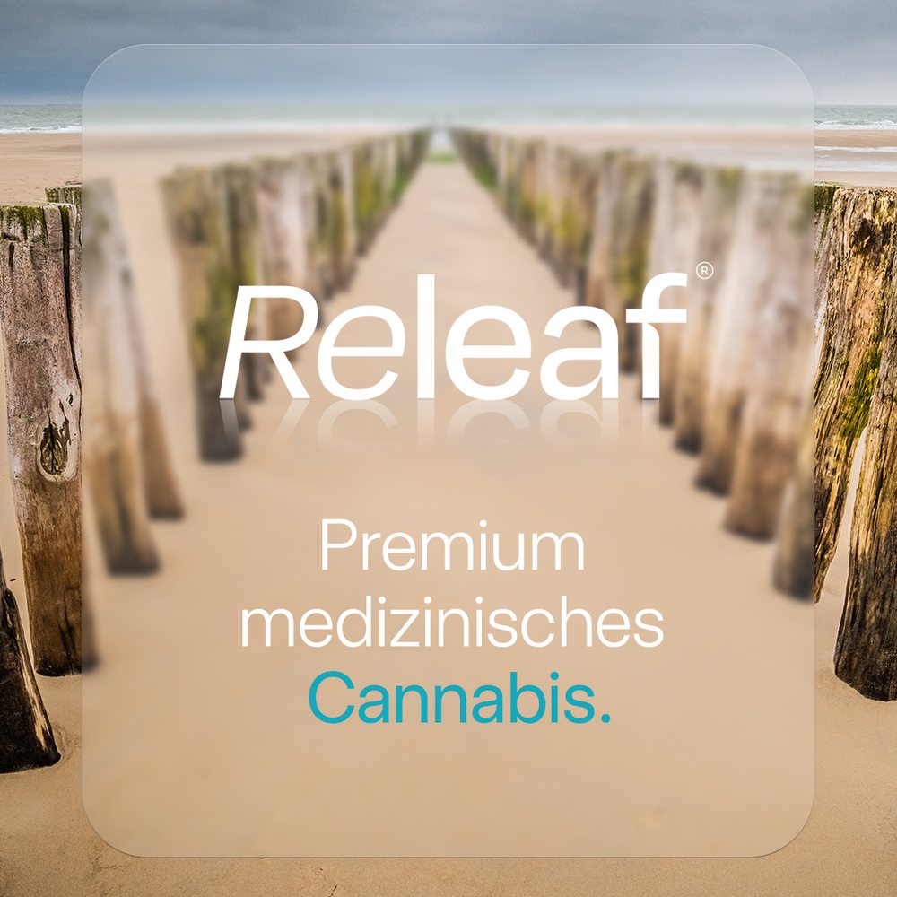 RELEAF launch campaign visual: premium medical cannabis